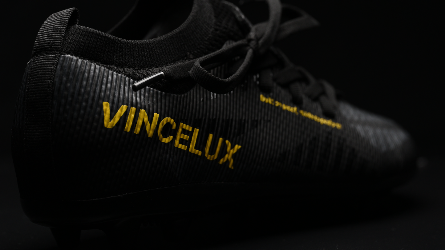 Vincelux Pro Elite® wide fit football boots – 3/4 angle view